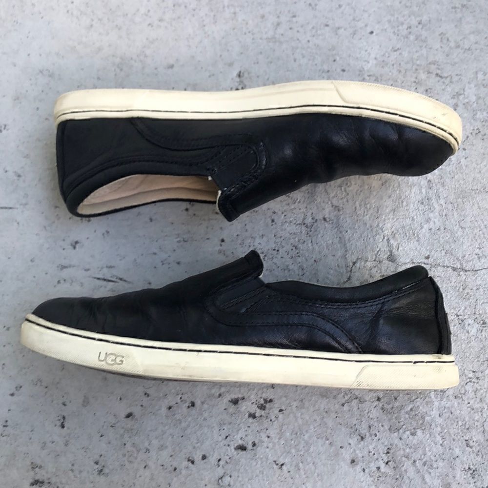 Ugg Leather Slip ons 